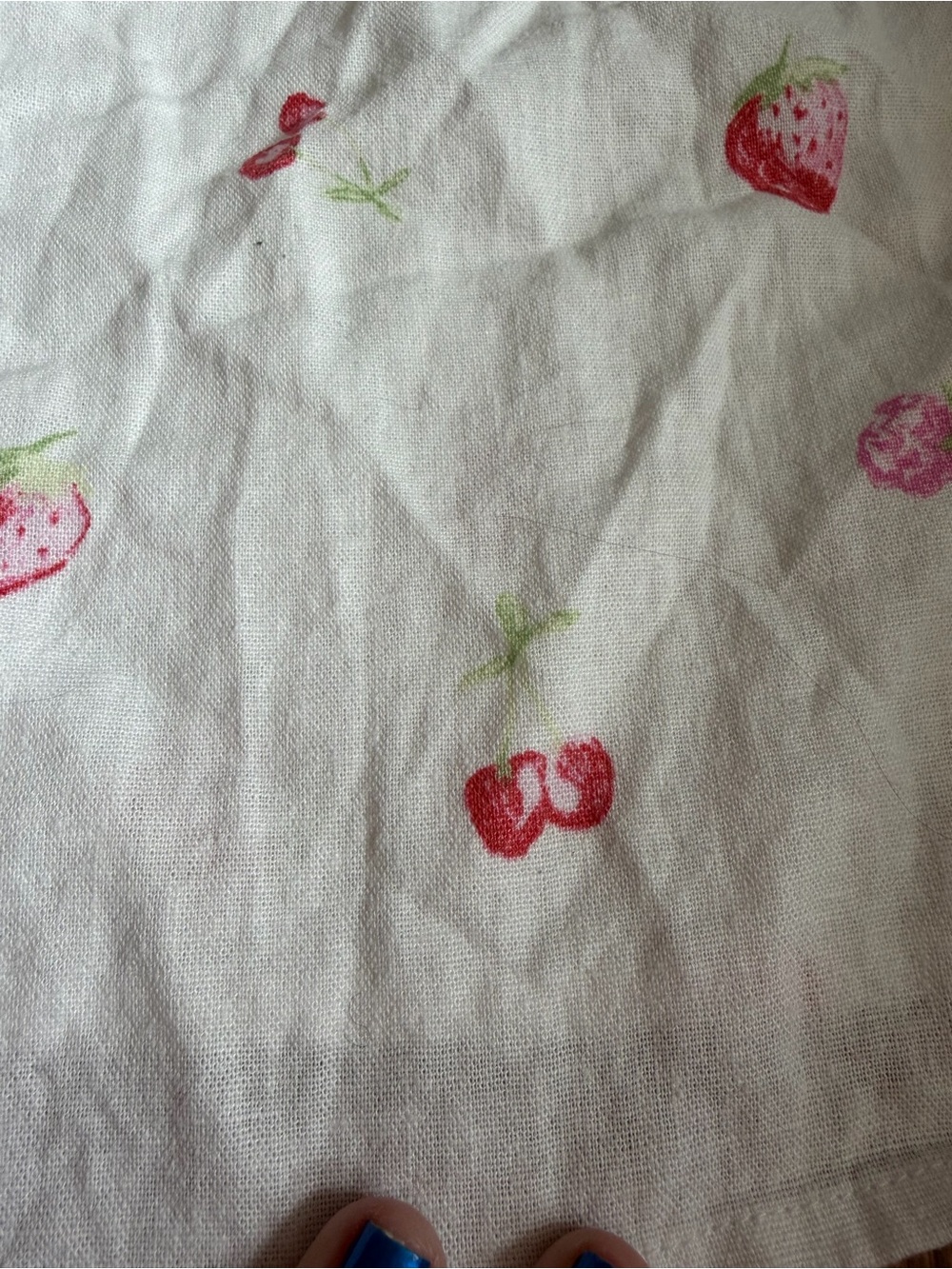 BP White Brilliant Tossed Berries Dress, NWT - Picture 4 of 16